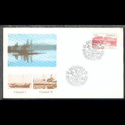 FAEMUND II 7460 RÖROS 11.6.1981 auf Sonder-Umschlag ohne Anschrift