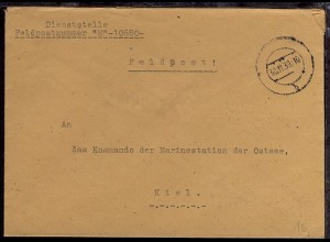 Tarn-Stpl. 30.11.39 auf Dienst-Bf., Abs.-Ang. M 10680 (6. Minensuch-Flottille)