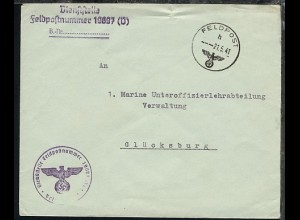 FP h 21.4.41 + Dienststellen-L3 + BfSt. 19697 (Kommandant im Abschnitt 