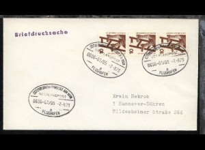 OSTERBURKEN-FRANKFURT AM MAIN FLUGHAFEN a 0696-01/05 7.8.73 auf Bf.