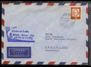 Lufthansa-Erstflug-Bf. München-Paris 1.4.1962