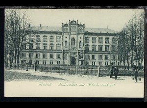 Rostock (Universität mit Blücherdenkmal)