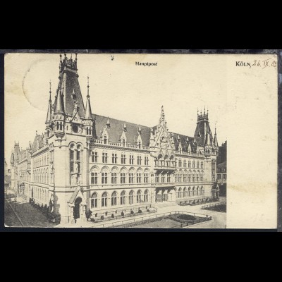 Köln (Hauptpost), 1907