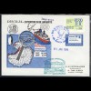 1978/79 MS World Discoverer Disco 34 Antarktiskreuzfahrt 14 verschiedene Belege