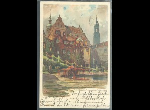 Dresden Königl. Stallhof, 1899, Künstler-CAK
