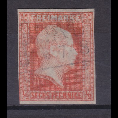 König Friedrich Wilhelm IV. 6 Pfennige