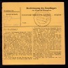 OSt. LUXEMBURG c 24.7.44 auf Paketkarte mit Hitler-Frankatur nach Fels/Luxemburg