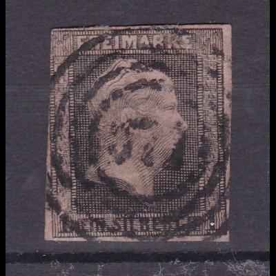 König Friedrich Wilhelm IV 1 Sgr. mit etwas undeutl. Nummernstempel 571