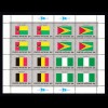 Flaggen der UNO-Mitgliedsstaaten III, Kleinbogensatz **
