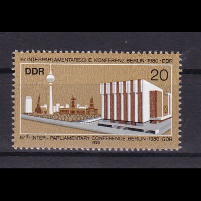 67. Interparlamentarische Konferenz Berlin 1980, **