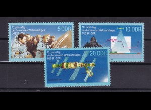 10. Jahrestag des gemeinsamen Weldraumfluges UdSSR-DDR, **
