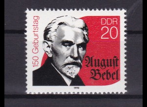 150. Geburtstag von August Bebel, **