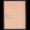 1951/58 1 Brief und 2 Briefstücke mit AFS