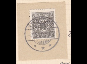Wappen 2½ Pfg. auf Briefstück mit StempelSTEDESAND *** 7.5.20