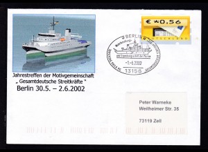 BERLIN 13156 Wehrforschung- und Erprobungsschiff der Marine TAUSCHTAG PHILA 