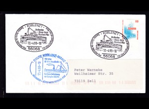 KOBLENZ 1 56068 Briefmarken+ Münzen Messe Rheinland-Pfalz Sammler Service der