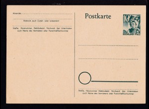 Rheinland-Pfalz Postkarte 10 Pfg.