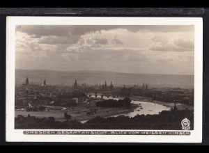 Dresden Gesamtansicht Blick vom Weissen Hirsch