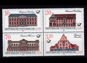 Historische Postgebäude, Viererblock **