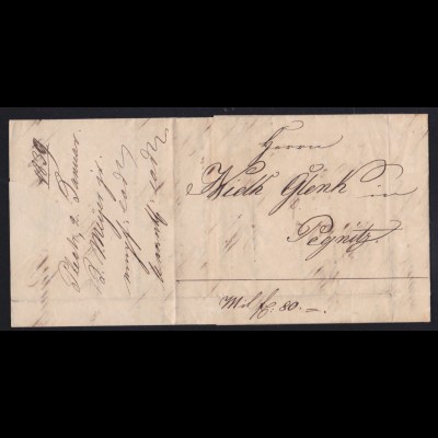 1839 Brief nach Pegnitz
