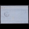 Adler 3 Sgr. auf Brief mit K2 HAMBURG 24.6.67 nach Eybau (Sachsen)