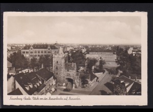 Naumburg-Saale Blick von der Marienkirche auf Marientor