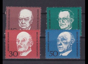 1. Todestag von Konrad Adenauer, Blockmarken **