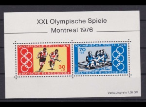 Olympische Sommerspiele Montreal 1976, Block **