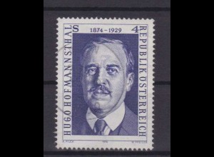 100. Geburtstag von Hugo von Hofmannsthal, **