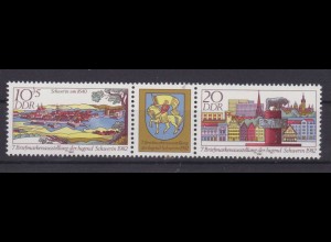 Briefmarkenausstellung der Jugend Schwerin 1982, Zusammendruck **