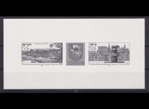 Briefmarkenausstellung der Jugend Schwerin 1982, Schwarzdruck