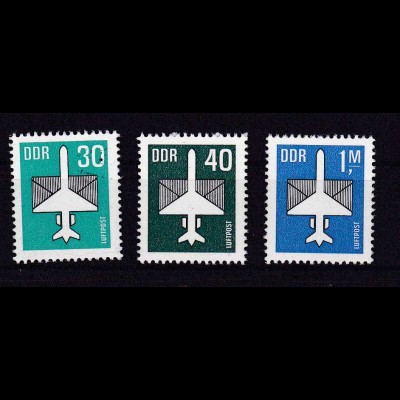 Flugpostmarken 30 Pfg.-1 M., **