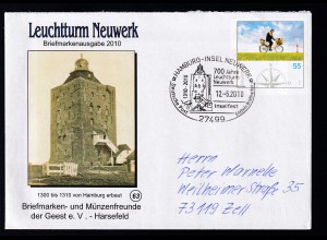 HAMBURG-INSEL NEUWERK 27499 Deutsche Post Erlebnis Briefmarken 700 Jahre 