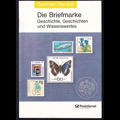 "Die Briefmarke" Geschichte, Geschichten und Wissenswertws, Broschüre 