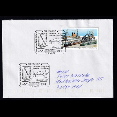 SASSNITZ 18546 Deutsche Post Erlebnis Briefmarken Sassnitz Deutschland 