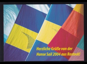Herzliche Grüße von der Hanse Sail 2004 aus Rostock