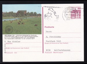 Burgen und Schlösser 60 Pfg. (Bild Verden/Aller) ab Verden (Aller) 30.3.83 