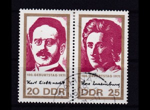 00. Geburtstag von Rosa Luxemburg und Karl Liebknecht, Zusammendruck