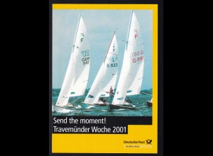 Sonder-CAK (Segelboote) der Deutschen Post zur Travemünder Woche 2001 