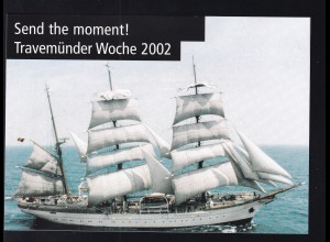 Sonder-CAK (Segelschiff) der Deutschen Post zur Travemünder Woche 2002,