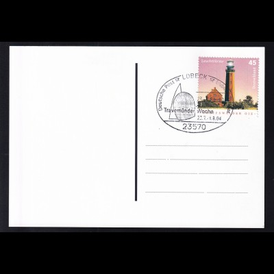 LÜBECK-TRAVEMÜNDE 23570 Deutsche Post Erlrbnis Briefmarken Travemünder Woche 