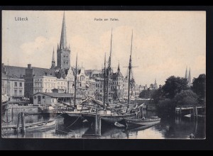 Lübeck Partie am Hafen
