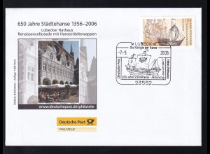 LOBECK 23552 Deutsche Post Erlebnis Briefmarken Doe Königin der Hanse 650 Jahre
