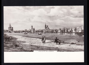 Stralsund vom Dänholm (historische Ansicht)