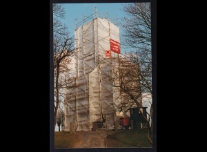 Foto Leuchtturm Kiel-Holtenau eingerüstet