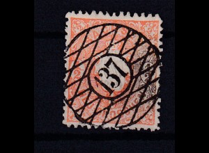 Wappen ½ Ngr. mit Nummernstempel 137 (= Brand)