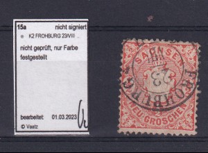 Wappen ½ Ngr. mit K2 FROHBUIRG 23 VIII